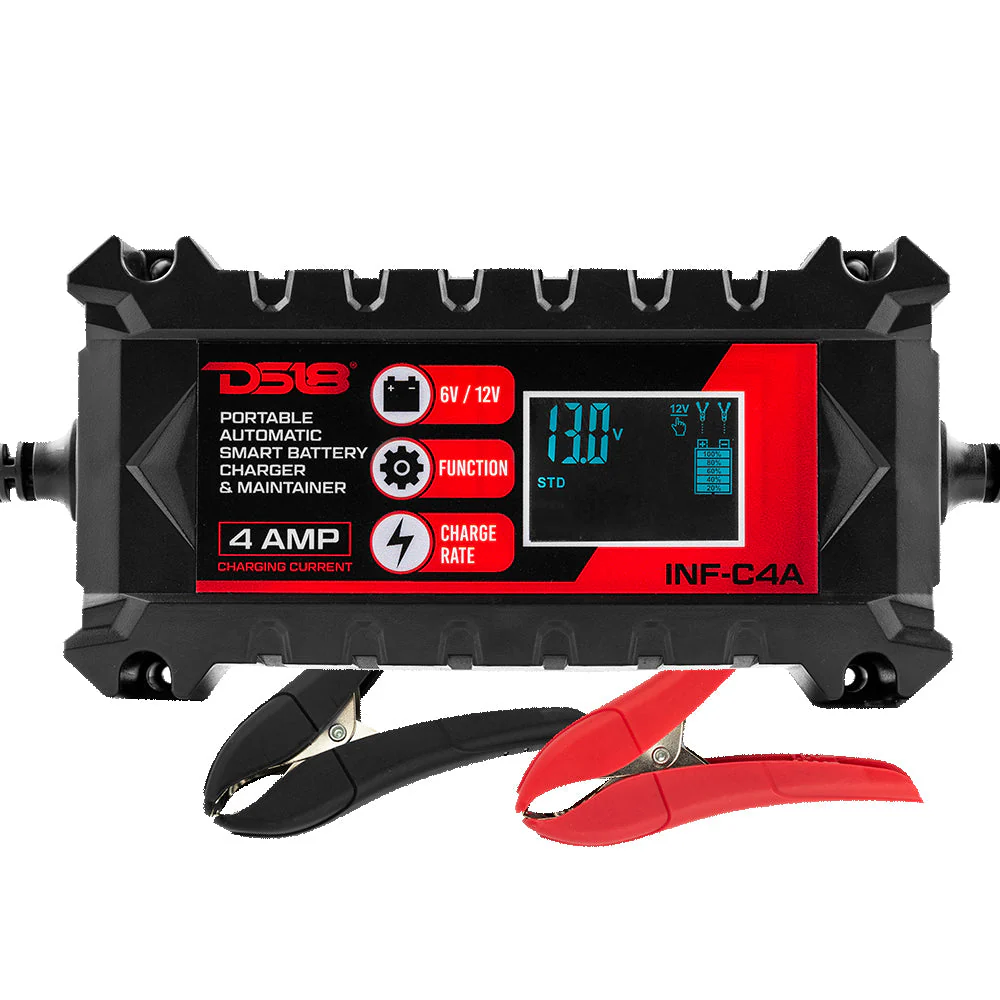 INF-C4A AUTOMATIC SMART LITHIUM AND AGM CAR BATTERY CHARGER - Image 2