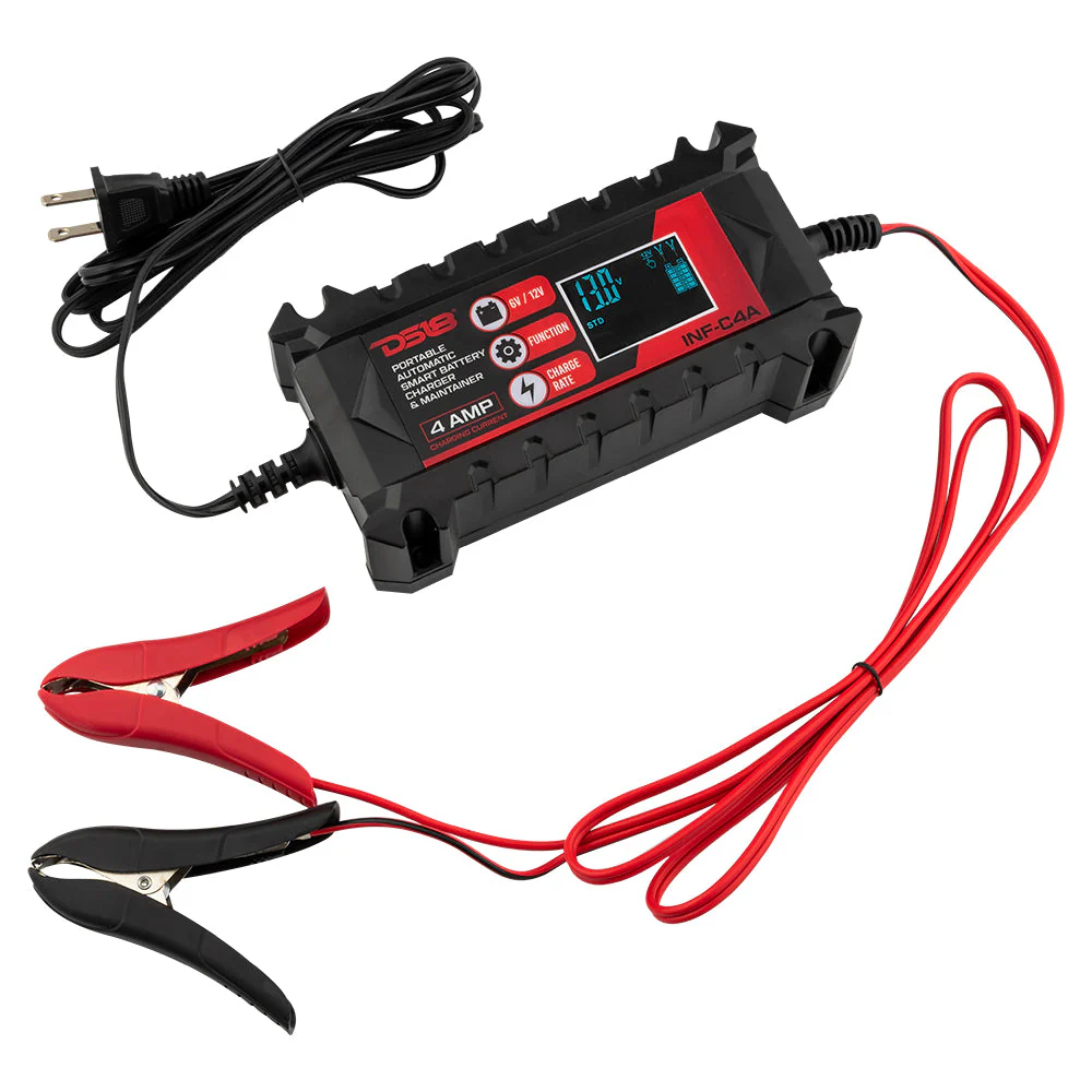 INF-C4A AUTOMATIC SMART LITHIUM AND AGM CAR BATTERY CHARGER - Image 3
