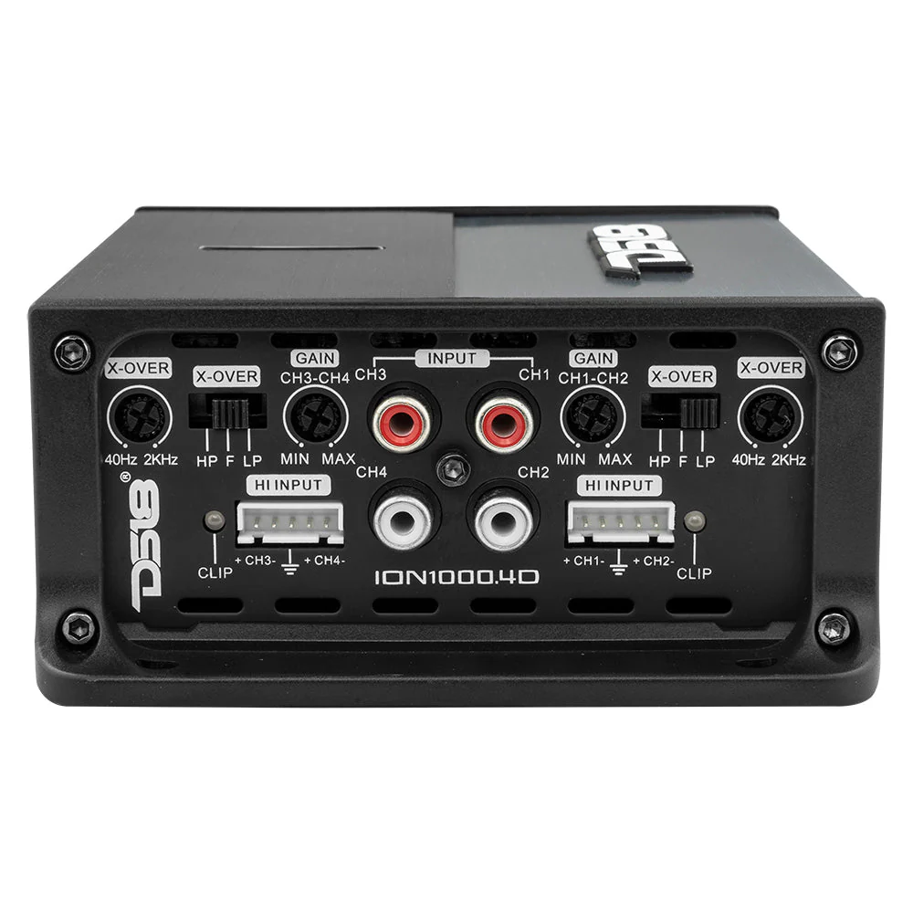 ION1000.4D ION Compact Full Range Class D 4-Channel Amplifier 4 x 150 Watts RMS @ 4-ohm - Image 4