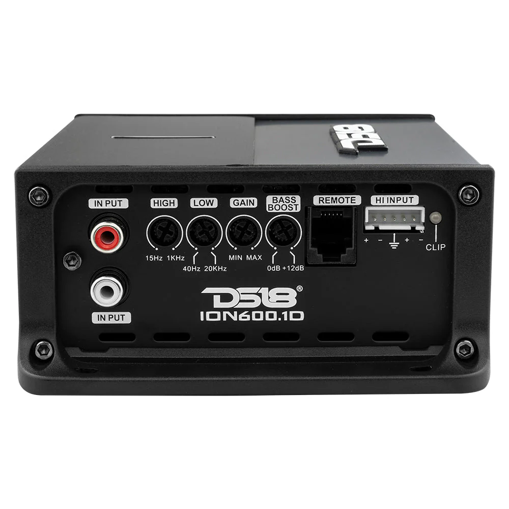 ION600.1D ION Compact Full Range 1 Channel Amplifier 600 Watts RMS @ 1-Ohm - Image 5