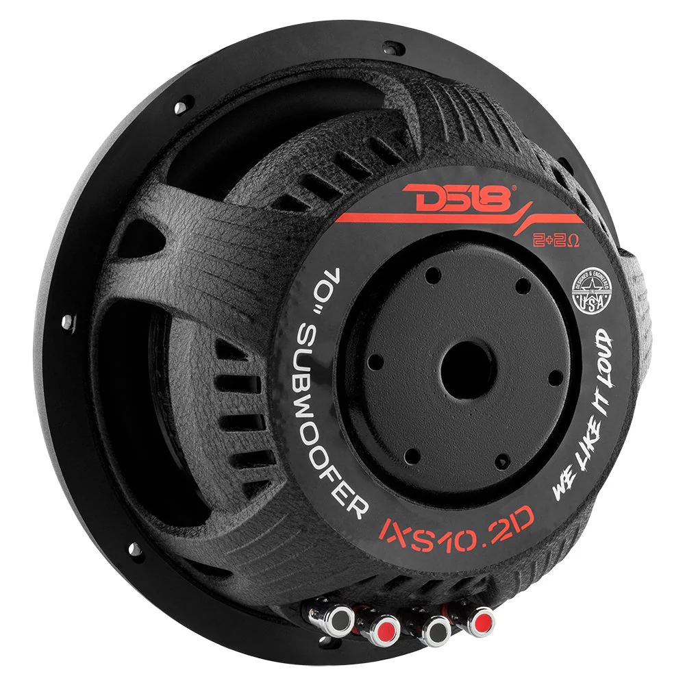 IXS10.2D Shallow-Mount 10" Fiber Glass Subwoofer 600 Watts Rms DVC 2-Ohm - Image 5