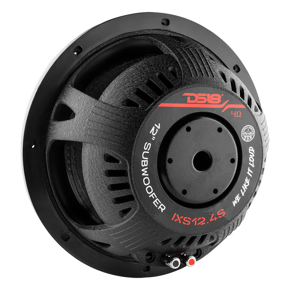 IXS12.4S Shallow-Mount 12" Fiber Glass Subwoofer 800 Watts Rms SVC 4-Ohm - Image 4