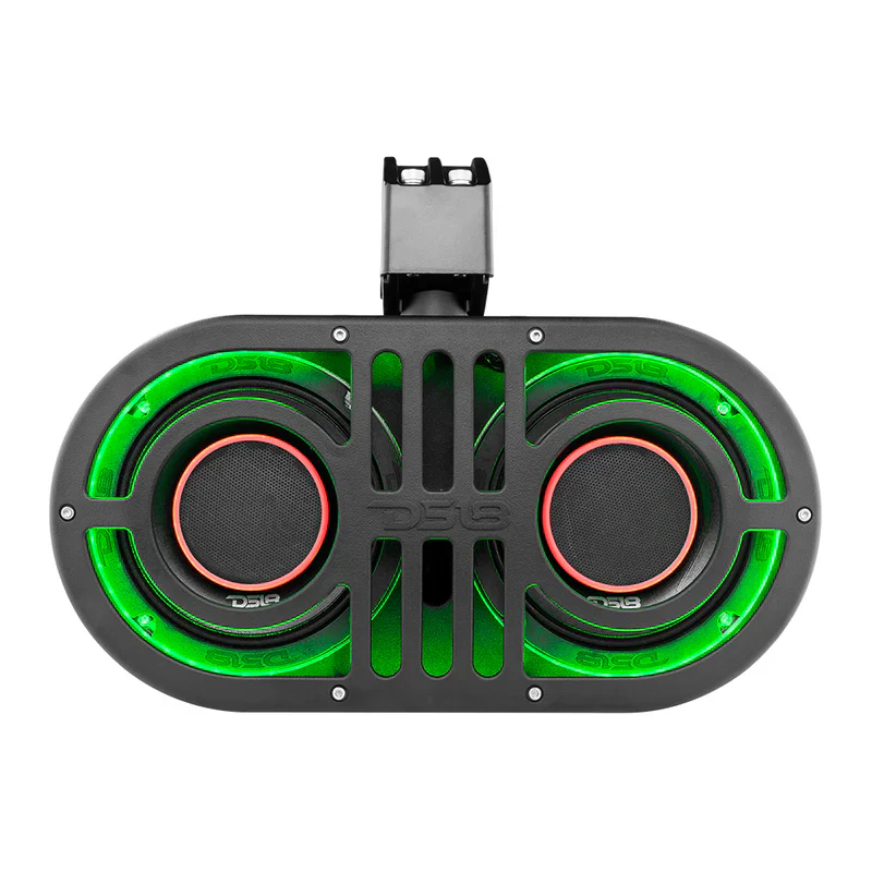 JVOCE Dual 6.5" Marine and Powersports PRO Roll Cage Sound Bar System with Built in LED RGB Lights450 Watts Rms ( 2 x PRO-HY6.4B Included) - Image 5