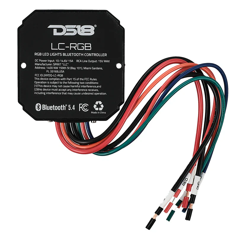 LC-RGB RGB-LED Lights Bluetooth Controller Water Resistant - Image 2