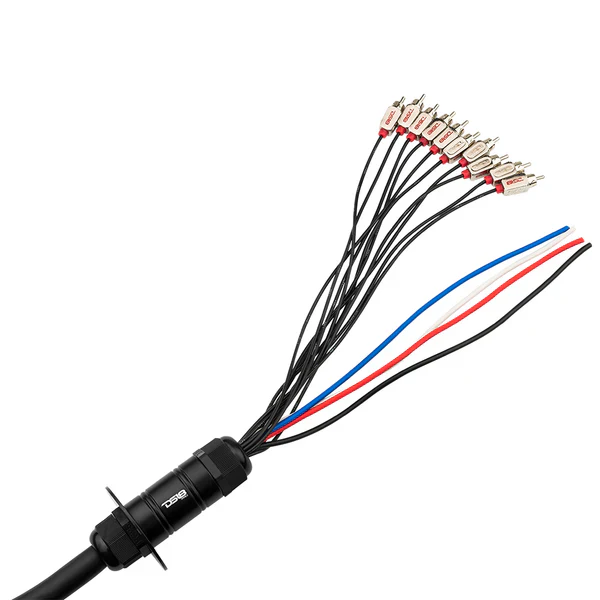 MDSA10/4.50FT DS18 Snake, Medusa 10 Channel RCA and 4 x 12GA OFC Power Wire 50 Feet - Image 4