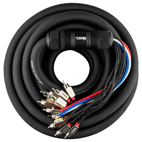 MDSA10/4.50FT DS18 Snake, Medusa 10 Channel RCA and 4 x 12GA OFC Power Wire 50 Feet - Image 6