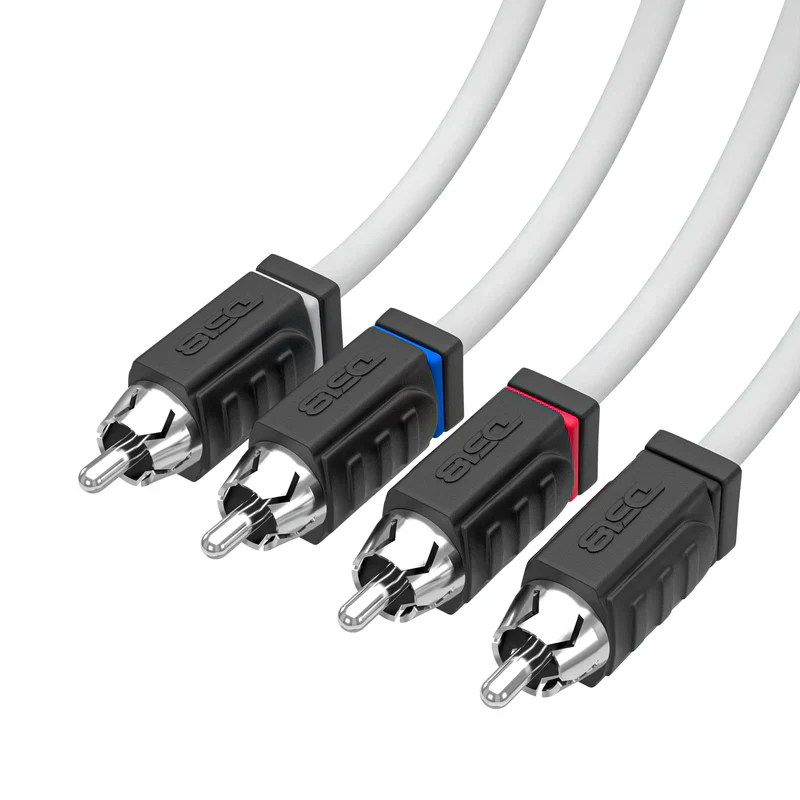 MOFCR-25FT.4CH RCA Marine Grade Tinned 100% Copper OFC 25 Feet / 4 Channel - WHITE - Image 2