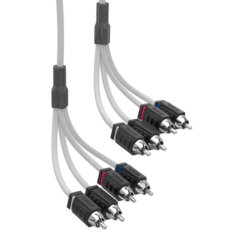 MOFCR-25FT.4CH RCA Marine Grade Tinned 100% Copper OFC 25 Feet / 4 Channel - WHITE - Image 5
