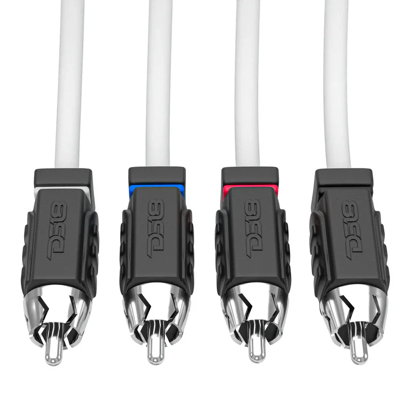 MOFCR-25FT.4CH RCA Marine Grade Tinned 100% Copper OFC 25 Feet / 4 Channel - WHITE - Image 6