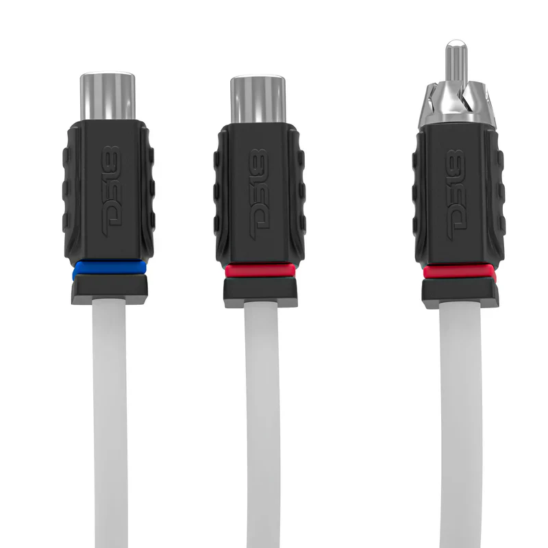 MOFCR-2F1M RCA Marine Grade Tinned 100% Copper OFC Y Connector 2 FEMALE to 1 MALE - WHITE - Image 2