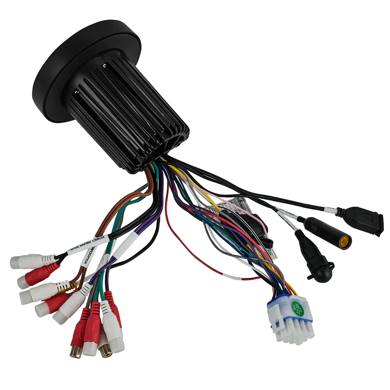 MRX100 Marine and Powersports Headunit 3" Color TFT screen , 2 Zones, 4 volts Output, BT, RDS 4 X 50 Watts - Image 7