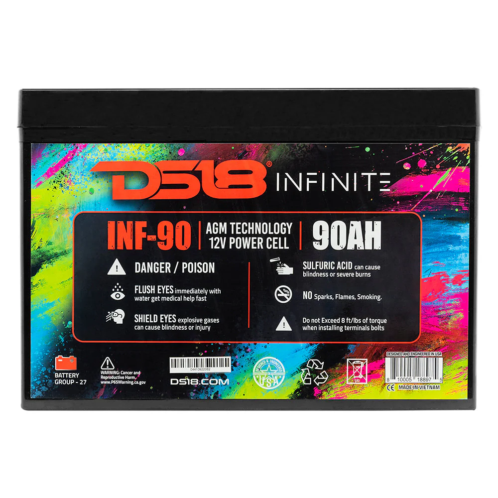 NF-90AH INFINITE 90 AH 2500 Watts AGM Power Cell 12 Volt Battery - Image 6