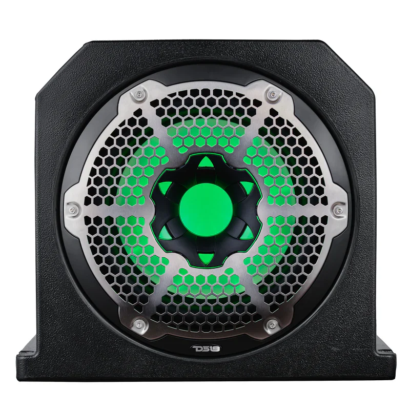NXL-10SUBLD Dual 10" Marine Subwoofer Enclosure with 10" Passive Radiator and LED RGB Lights 350 Watts Rms 4-Ohm (NXL-10SUB Included) - Image 3