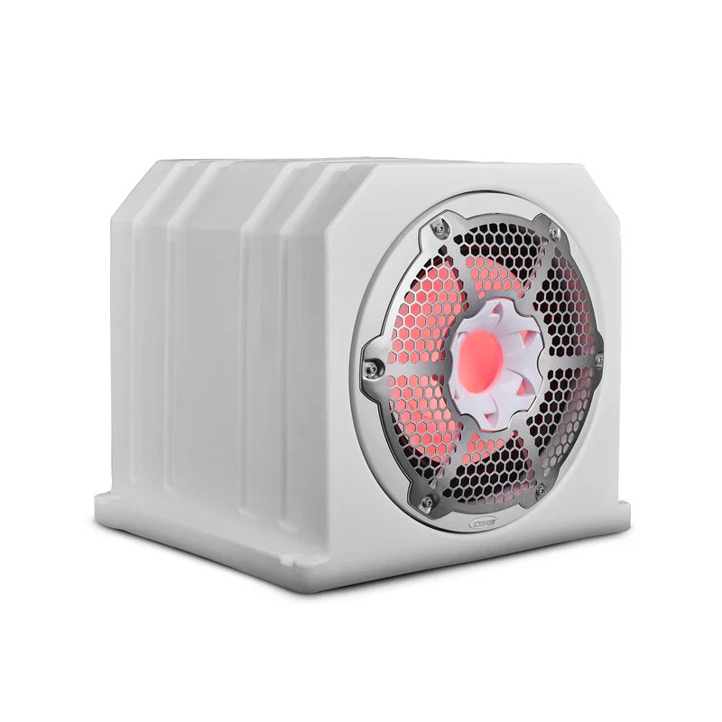 NXL-10SUBLD Dual 10" Marine Subwoofer Enclosure with 10" Passive Radiator and LED RGB Lights 350 Watts Rms 4-Ohm (NXL-10SUB Included) - Image 6