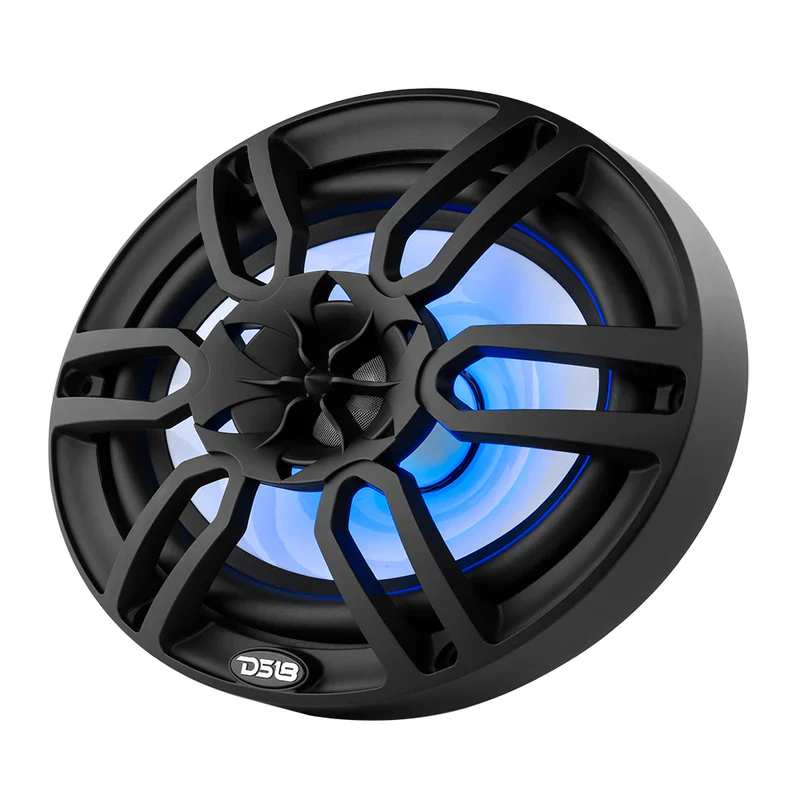 NXL-69/BK NXL 6x9" 2-Way Coaxial Marine Speaker With LED RGB Lights 125 Watts Rms 4-Ohm -Black - Image 6