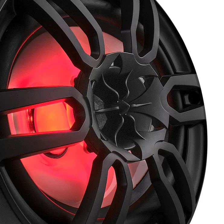NXL-69/BK NXL 6x9" 2-Way Coaxial Marine Speaker With LED RGB Lights 125 Watts Rms 4-Ohm -Black - Image 7