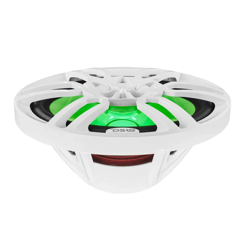 NXL-69/WH NXL 6x9" 2-Way Coaxial Marine Speaker With LED RGB Lights 125 Watts Rms 4-Ohm -White - Image 4