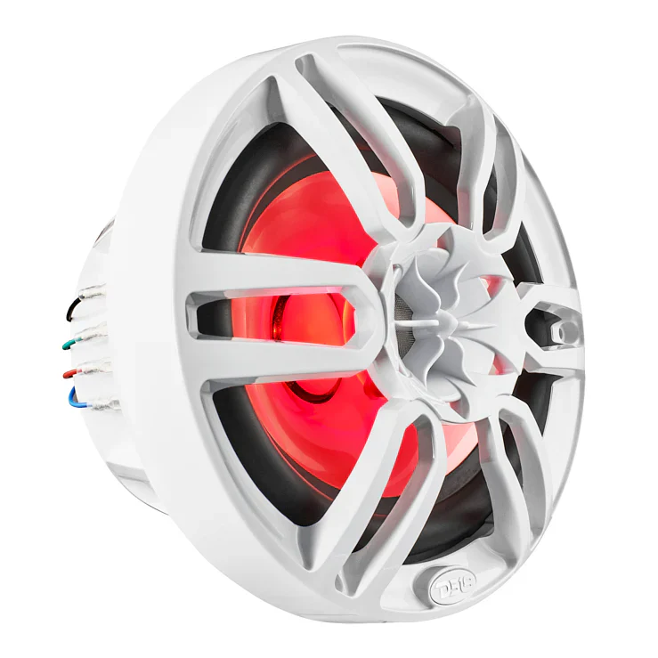 NXL-69/WH NXL 6x9" 2-Way Coaxial Marine Speaker With LED RGB Lights 125 Watts Rms 4-Ohm -White - Image 7
