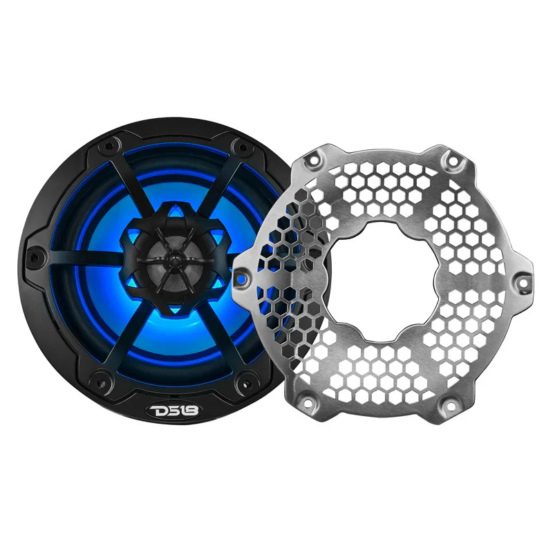 NXL-6M/BK NXL 6.5" 2-Way Coaxial Marine Speaker with RGB LED Lights 100 Watts Rms 4-Ohm - Image 3