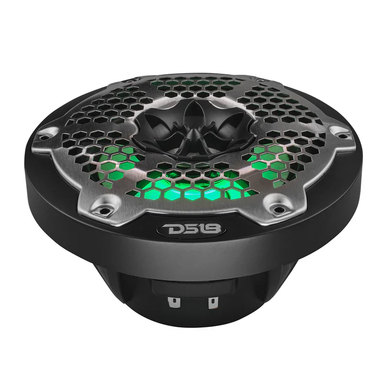NXL-6M/BK NXL 6.5" 2-Way Coaxial Marine Speaker with RGB LED Lights 100 Watts Rms 4-Ohm - Image 6