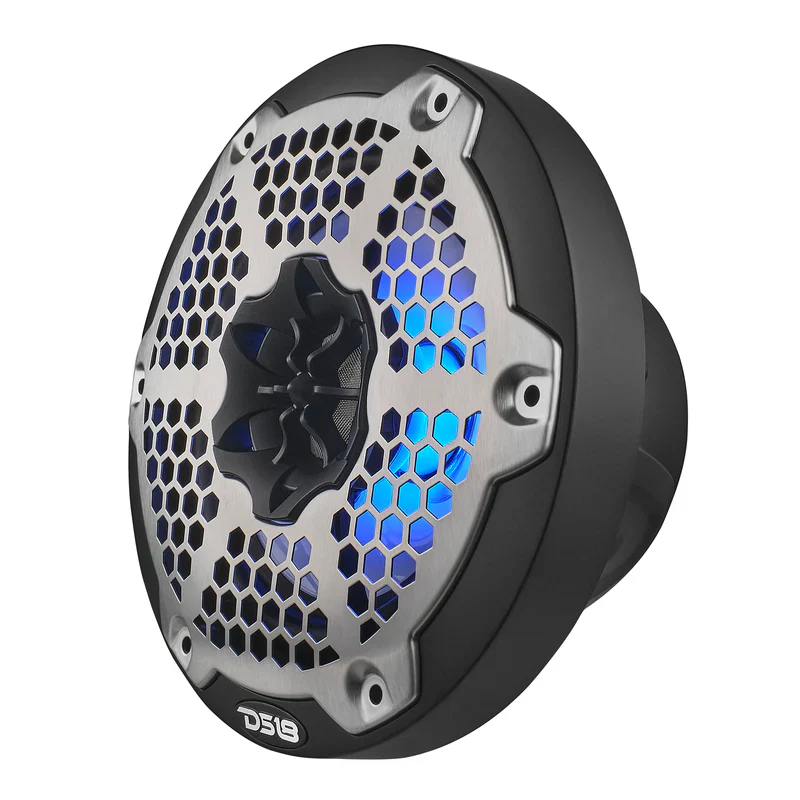 NXL-6M/BK NXL 6.5" 2-Way Coaxial Marine Speaker with RGB LED Lights 100 Watts Rms 4-Ohm - Image 7