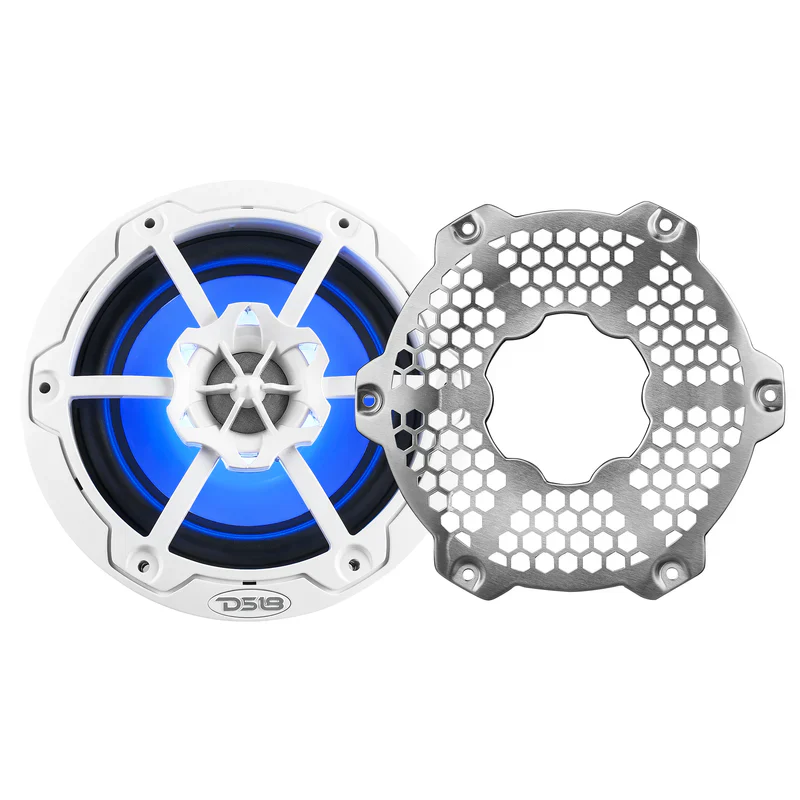 NXL-6M/WH NXL 6.5" 2-Way Coaxial Marine Speaker With LED RGB Lights 100 Watts Rms 4-Ohm - White - Image 6