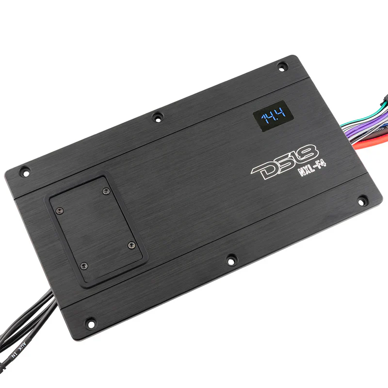 NXL-F4 NXL 4-Channel Full-Range Class D IP67 Marine and Powersports Flush Mount Amplifier 4 x 100 Watts Rms @ 4-Ohm - Image 5