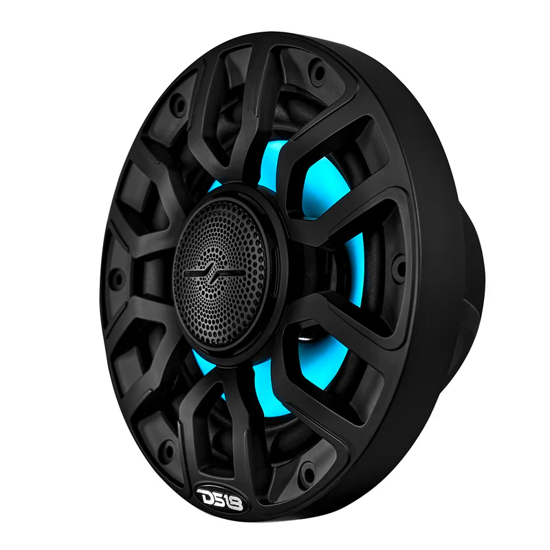 NXL-IQ6/BK NXL 6.5" 2-Way Coaxial Marine Speaker With Digital Led Lights And Bullet Tweeter 150 Watts 4-Ohm - Image 7