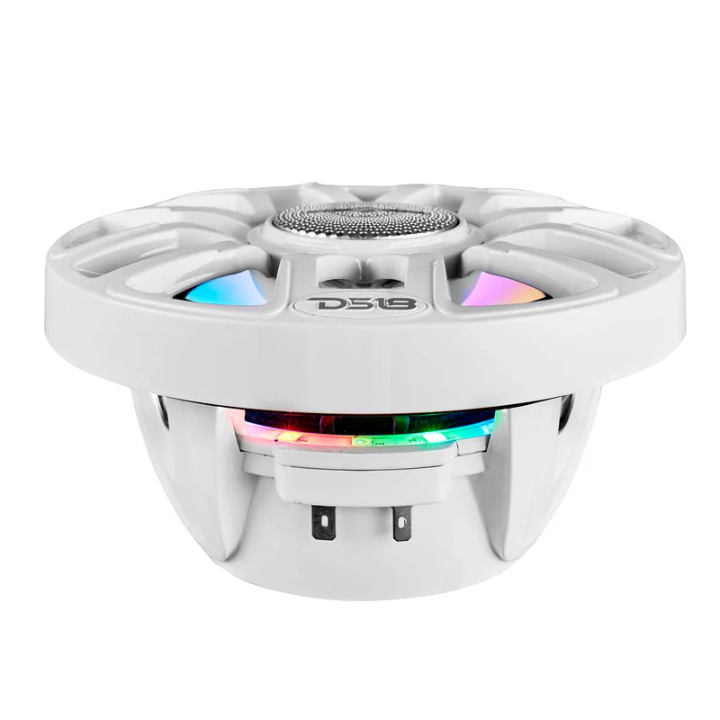 NXL-IQ8/WH NXL 8" 2-Way Coaxial Marine Speaker With Digital Led Lights And Bullet Tweeter 175 Watts 4-Ohm - Image 7