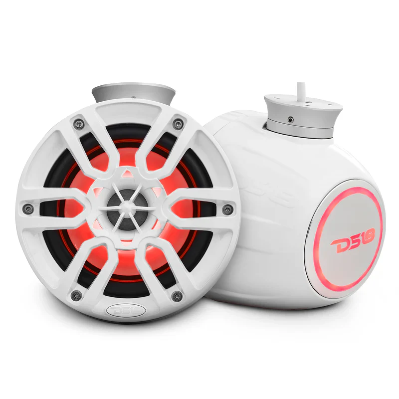 NXL-PS6W NXL 6.5" Pod 300w Speaker with Integrated RGB LED Lights (Pair) - Perfect For Jet Skis - Image 2