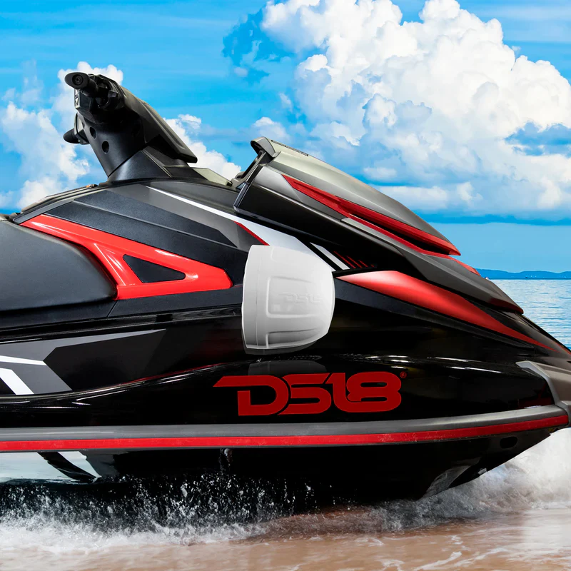 NXL-PS8W NXL 8" Pod 375W Speaker with Integrated RGB LED Lights (Pair) - Perfect for Jet Skis - Image 11