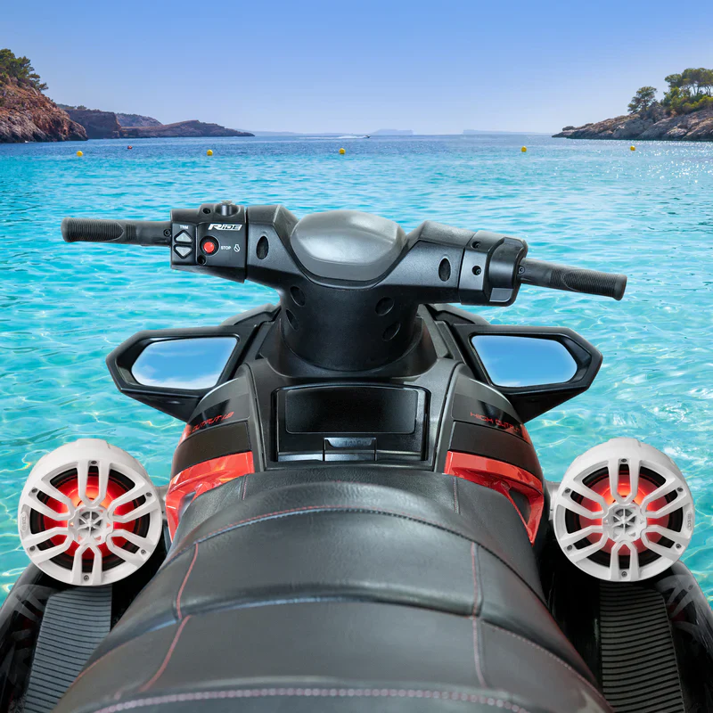 NXL-PS8W NXL 8" Pod 375W Speaker with Integrated RGB LED Lights (Pair) - Perfect for Jet Skis - Image 12