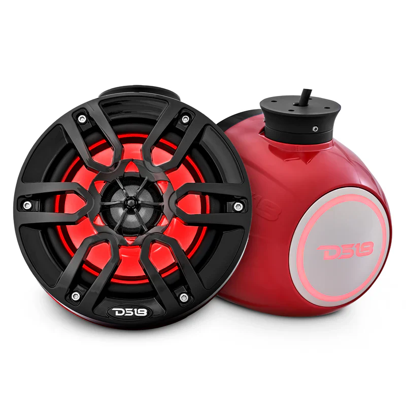 NXL-PS8W NXL 8" Pod 375W Speaker with Integrated RGB LED Lights (Pair) - Perfect for Jet Skis - Image 5