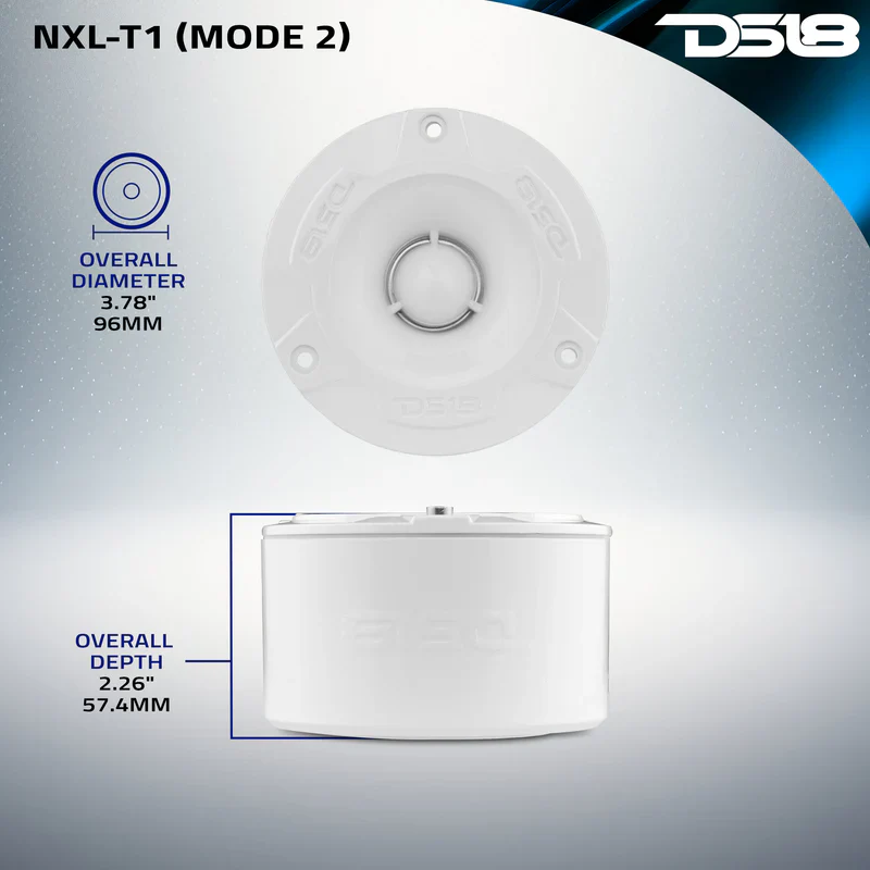 NXL-T1 NXL 3.8” Marine Water-Resistant Super Bullet Tweeter with 1” Aluminum Voice Coil | 120W RMS 4-Ohm - Image 7