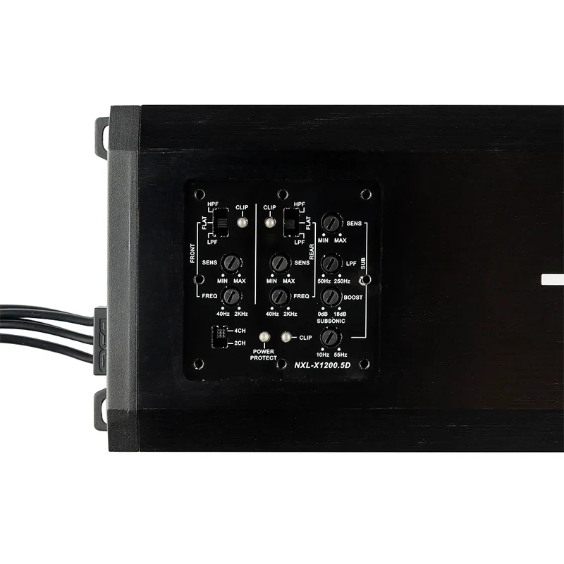 NXL-X1200.5D NXL 5-Channel Full-Range Class D IP67 Marine and Powersports Amplifier 4 x 150 @ 4-Ohm and 1 x 600 @ 2-Ohm Watts Rms - Image 2