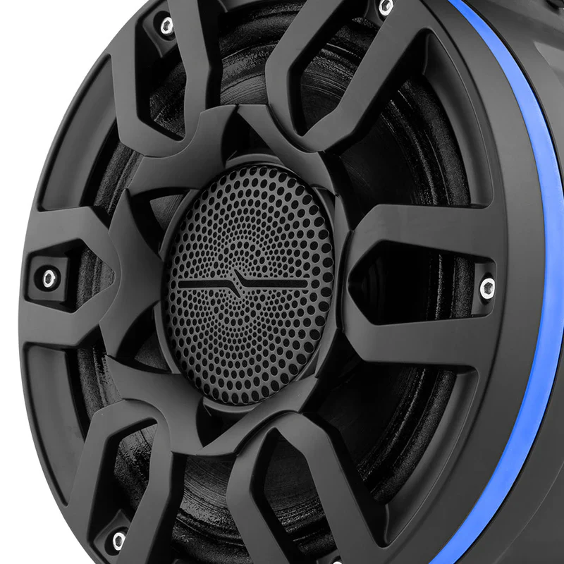 NXL-X8PRO NXL 8" Compact Wakeboard Tower Speakers with Hybrid Mid-Range, Compression Driver Loudspeaker, RGB LED Lights, 500 Watts, Speaker Cover Included - Image 3