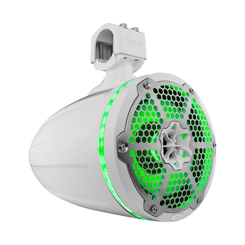 NXL-X8TPNEO/WH NXL 8" Neodymium Marine and Powersports Towers with Built-in Passive Radiator, 1" Driver and LED RGB Lights 180 Watts Rms -White - Image 6