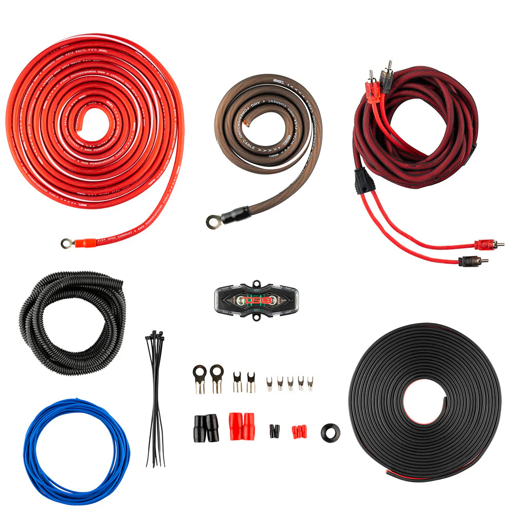 OFCKIT4 4-GA OFC 100% Copper Amplifier Installation Kit - Image 2