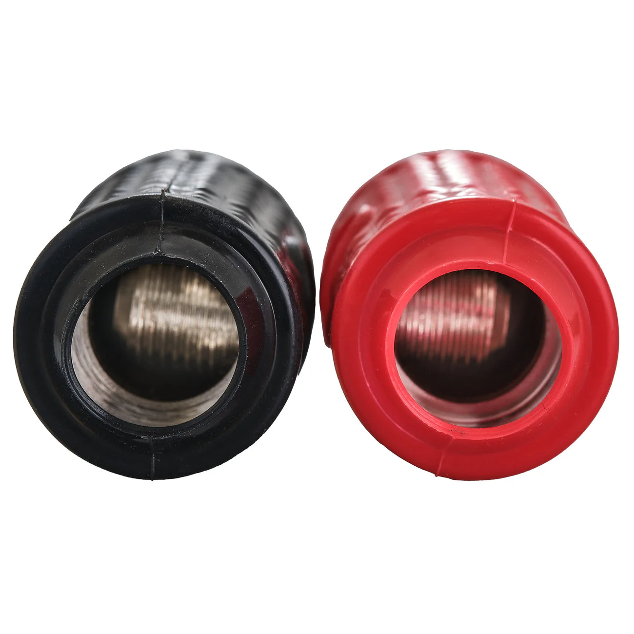 PI0/4 1/0-GA to 1/4-GA Amp Input Reducers with Offset Stub and Silicone Cover - Image 2