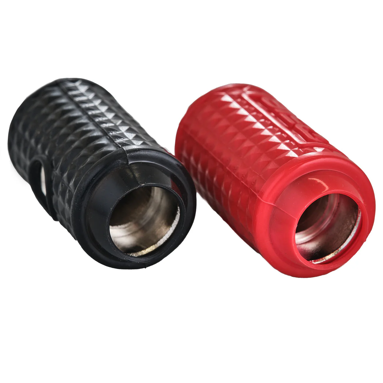 PI0/4 1/0-GA to 1/4-GA Amp Input Reducers with Offset Stub and Silicone Cover - Image 3