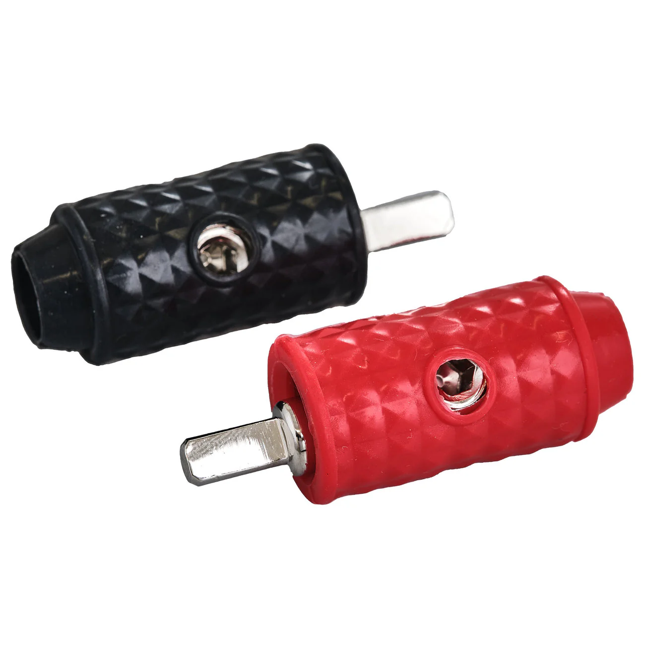 PI4/8 1/4-GA to 1/8-GA Amp Input Reducers with Offset Stub and Silicone Cover - Image 3