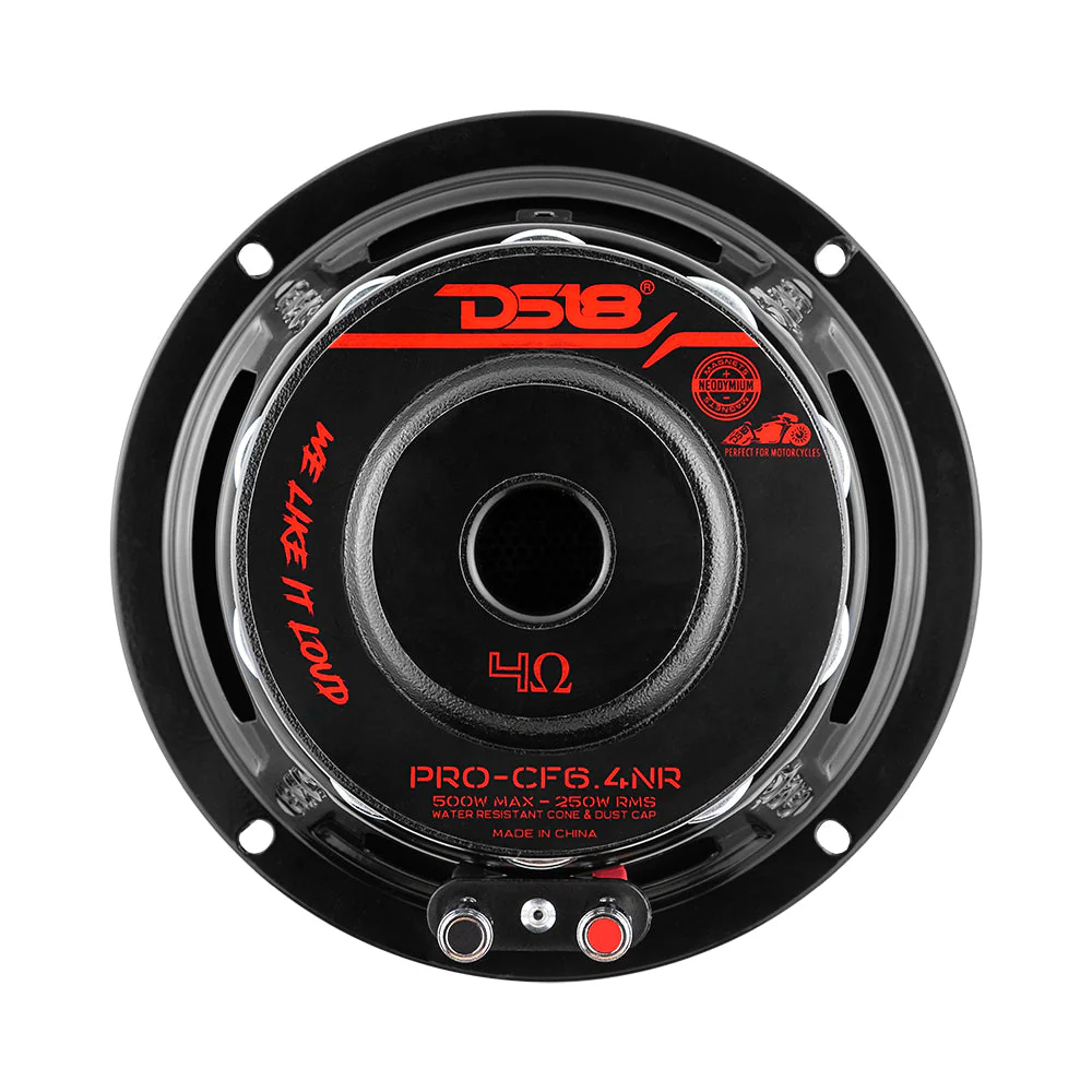 PRO-CF6.4NR 6.5" Neodymium Carbon Fiber Water resistant Cone Mid-Bass Loudspeaker 250 Watts Rms 4-Ohm - Image 6