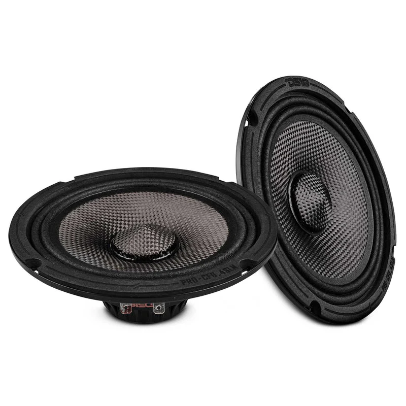 PRO-CF6.4SLN 6.5” Slim Motorcycle & Motorsports Loudspeaker With Neodymium Magnet and Water Resistant Carbon Fiber Cone | 4-Ohm 150W RMS - Image 2