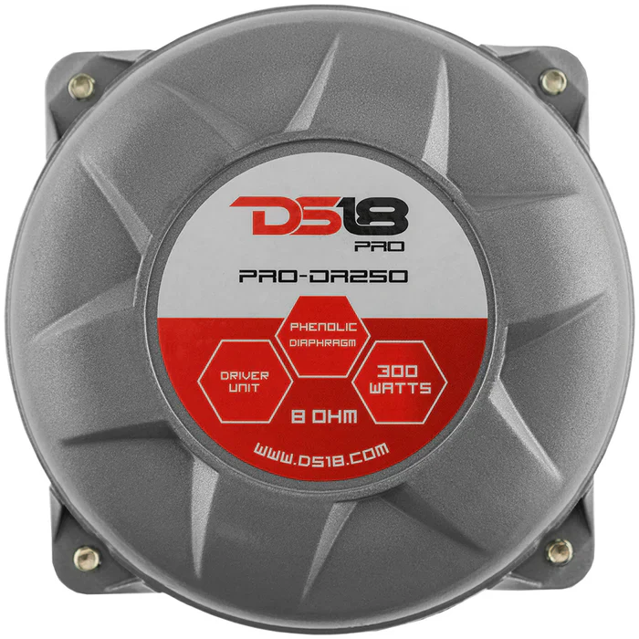 PRO-DR250 DS18 1 Throat Twist on Driver 200 Watts 2 PHENOLIC Vc 8-Ohm - Image 4