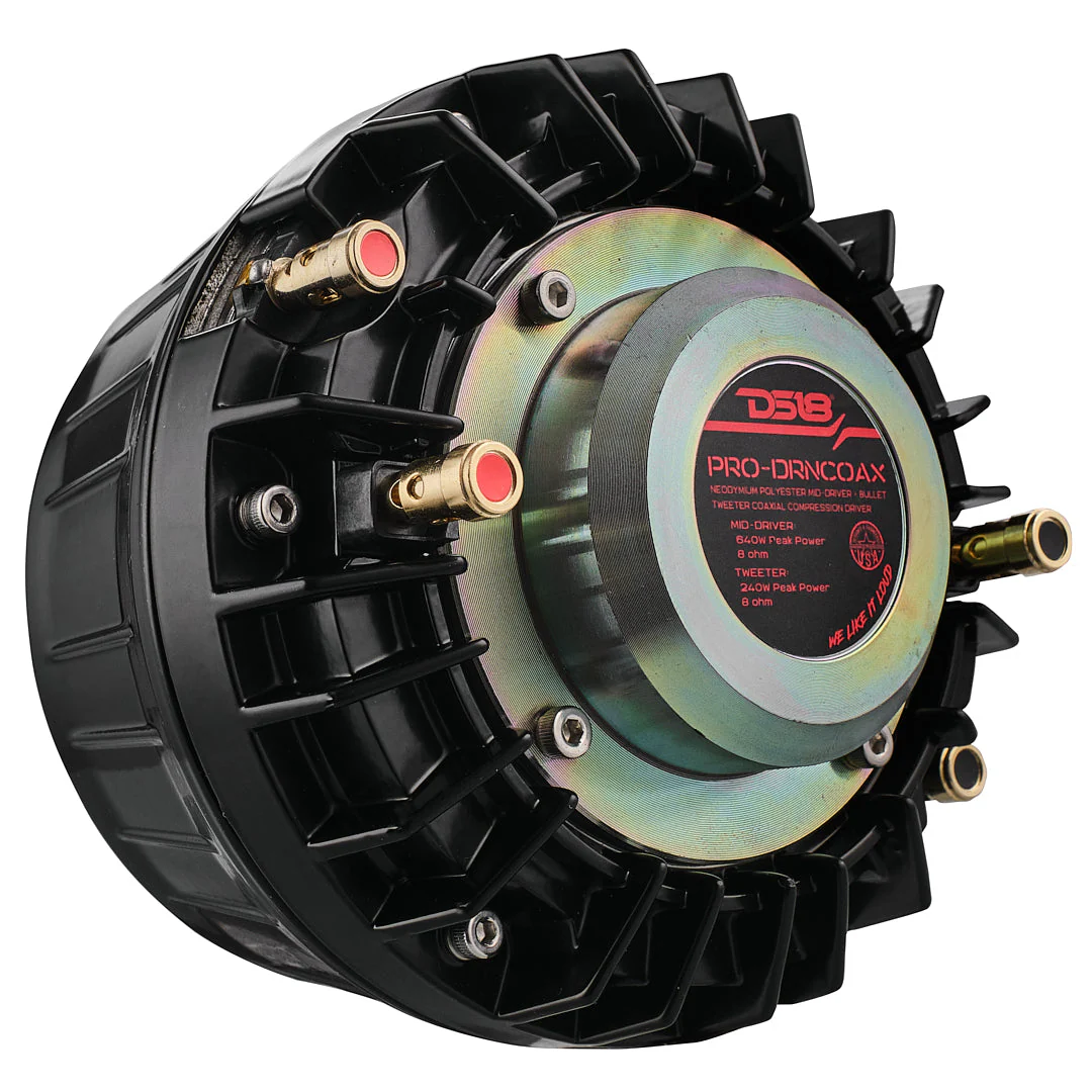 PRO-DRNCOAX 2" Throat Bolt on Nedodymium Driver 320 Watts with Dual Polyester 1 x 3.5" Mid-Range + 1.75" High Range 8-Ohm - Image 5