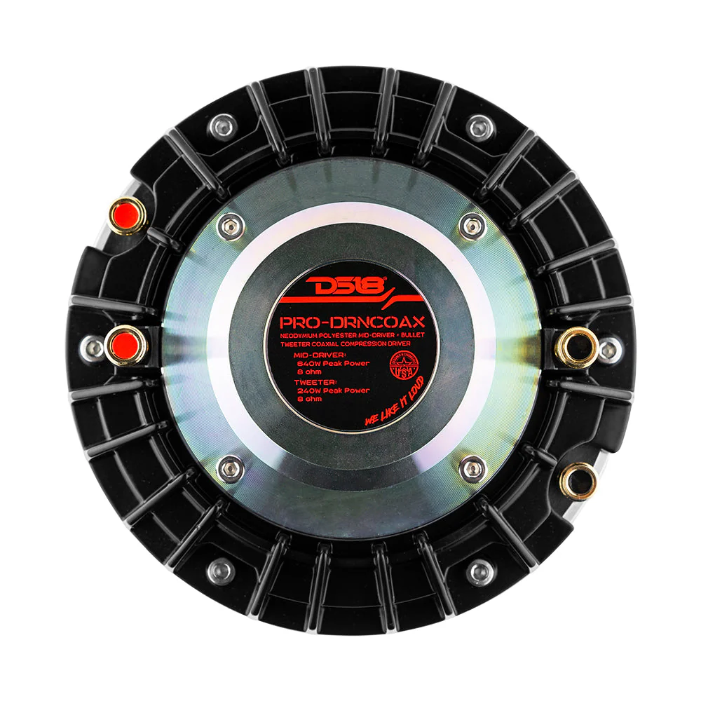 PRO-DRNCOAX 2" Throat Bolt on Nedodymium Driver 320 Watts with Dual Polyester 1 x 3.5" Mid-Range + 1.75" High Range 8-Ohm - Image 6