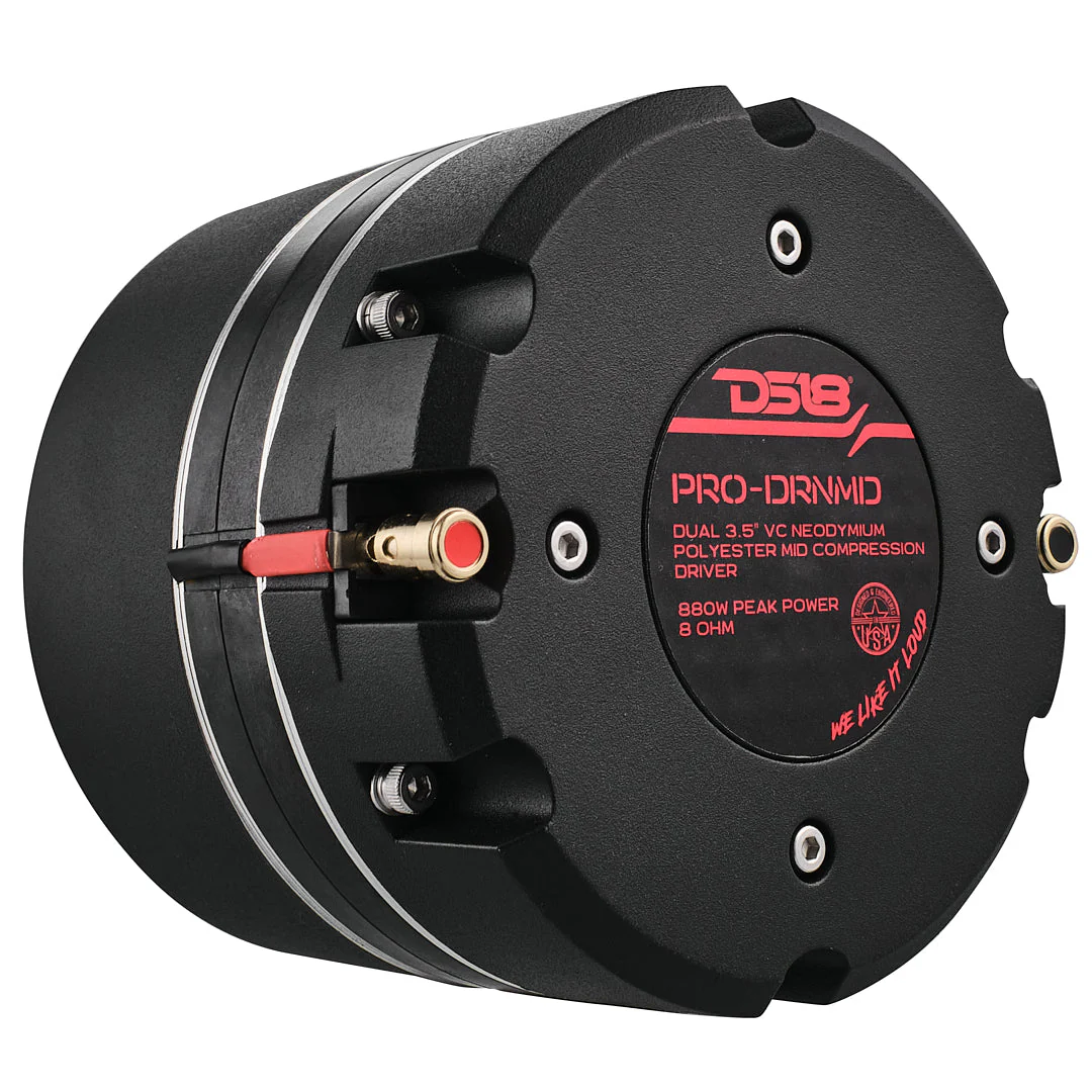 PRO-DRNMD Throat Bolt on Nedodymium Driver 440 Watts 2 x 3.5" Dual Polymer Vc 8-Ohm - Image 5