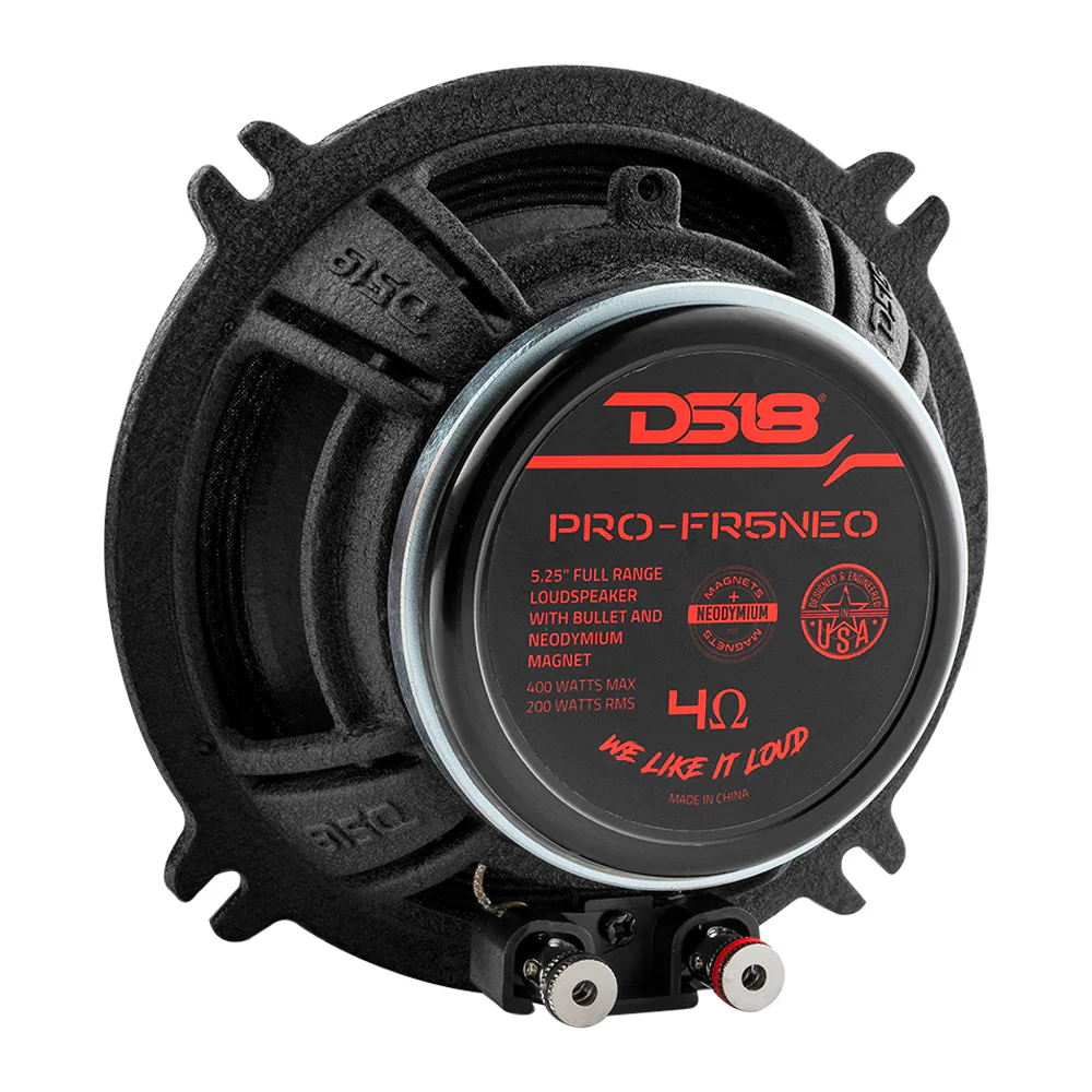 PRO-FR5NEO 5.25" Neodymium Full-Range Bullet Loudspeaker 200 Watts Rms 4-Ohm - Image 8