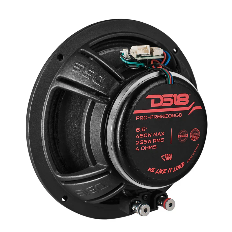 PRO-FR6NEORGB 6.5" Full-Range Loudspeaker with RGB LED Bullet 225 Watts Rms Neodymium Magnet - Image 2