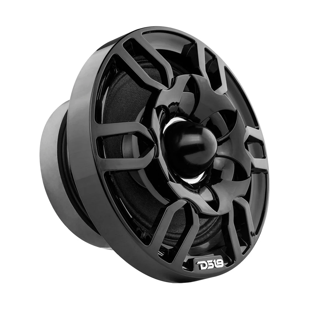 PRO-GRT6BK 6.5" Speaker Grill with Built-in 1.75" Voice Coil Neodymium Bullet Tweeter 250 Watts - Image 2